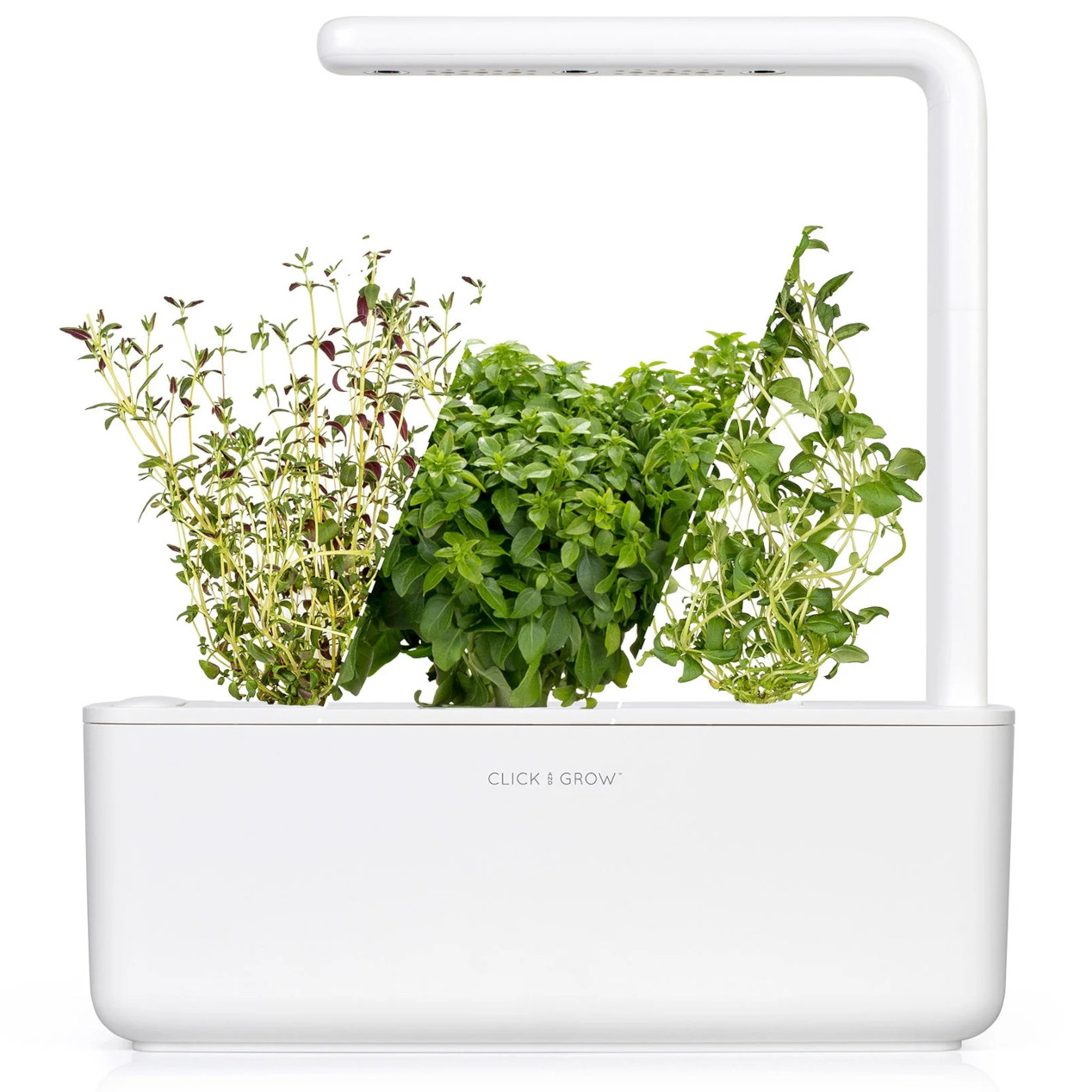 Click & Grow -  Smart Garden 3 with Italian Herb Kit with Grow Light and 12 Plant Pods