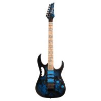 Ibanez - JEM77, 6 String String Solid-Body Electric Guitar, Right, Blue Floral Pattern